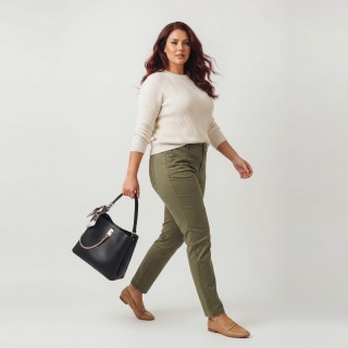 Bolso Hobo con Foulard