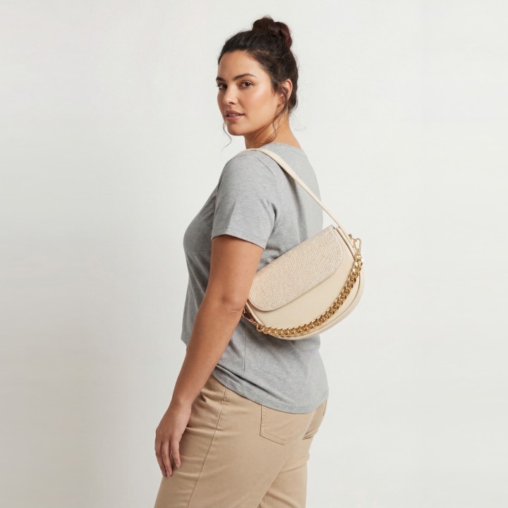 Bolso Hobo Soft con Foulard