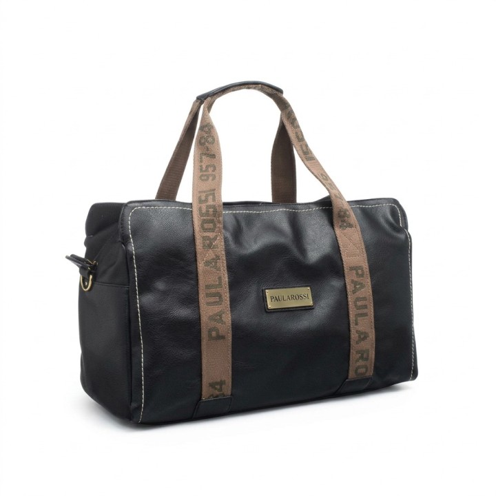 Bolso Tote Cuadrado con Foulard Paula Rossi