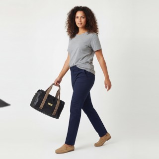 Bolso Tote Cuadrado con Foulard Paula Rossi