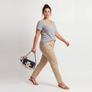 Bolso Tote Grande con Asa Circular