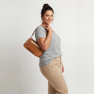 Bolso Baguette con Bolsillo Frontal