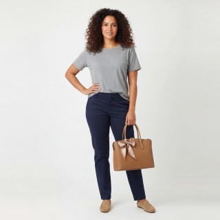 Bolso de Mano con Asa Redonda