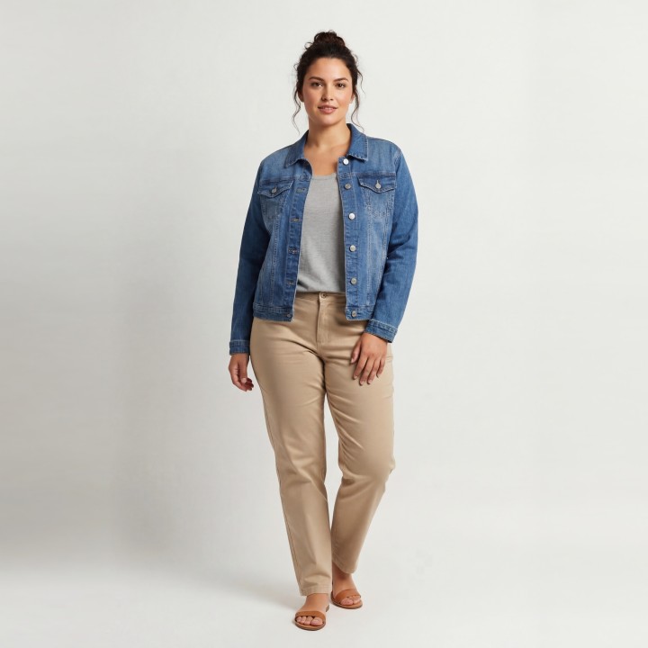 Chaqueta Vaquera Clásica Mujer