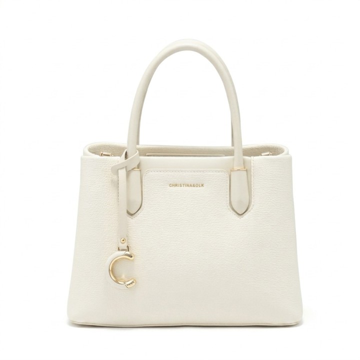 Bolso Baguette Monograma CB Bicolor