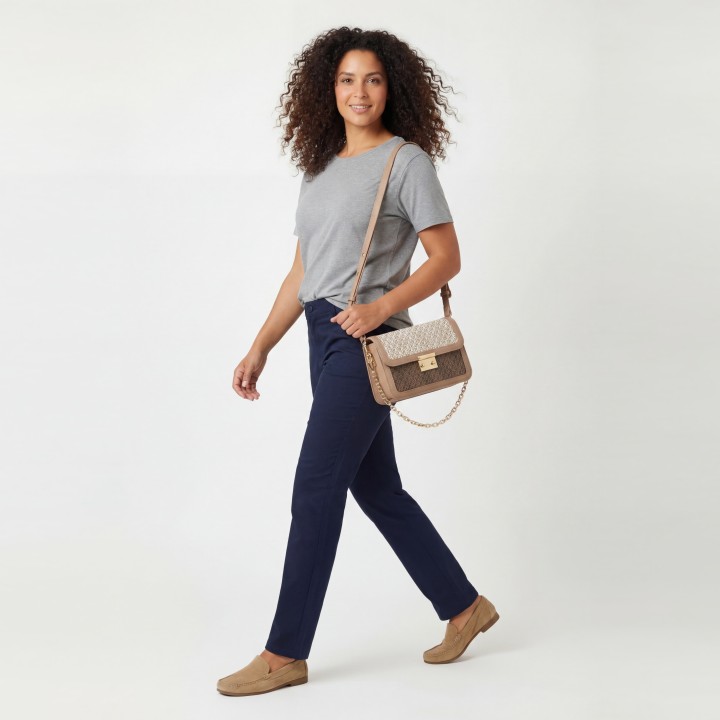 Bolso Bucket Piel Envejecida