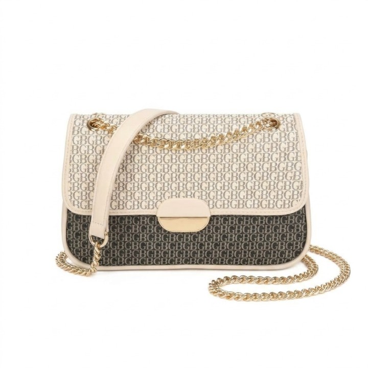 Bolso Baguette con Cierre Metálico