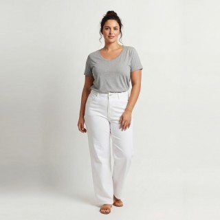 Pantalón Palazzo Mujer Blanco