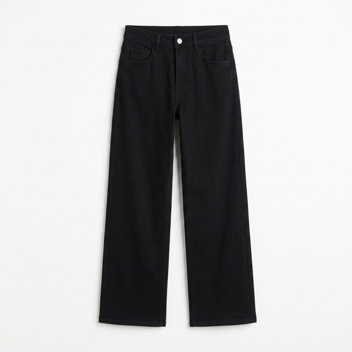 Pantalón Palazzo Mujer Negro