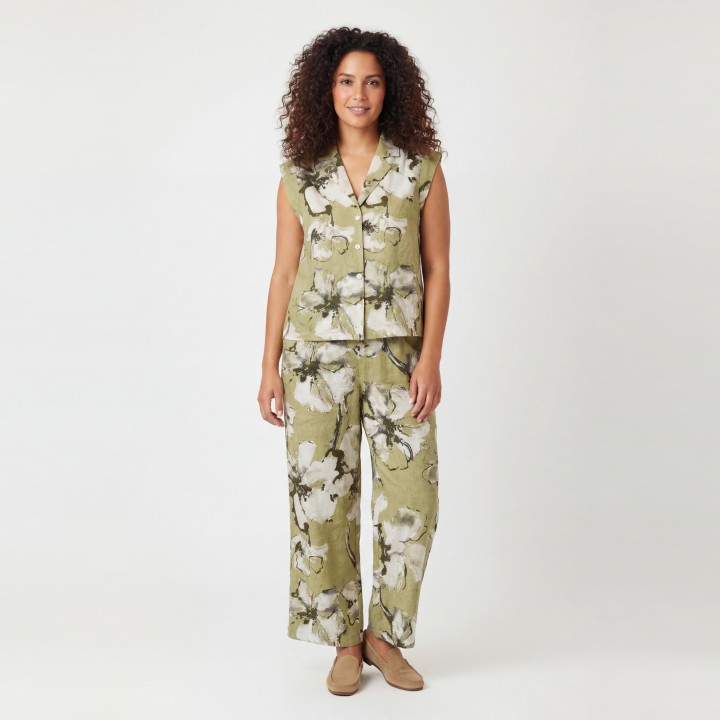 Conjunto Mono Mujer Estampado Floral