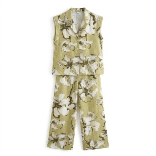 Conjunto Mono Mujer Estampado Floral