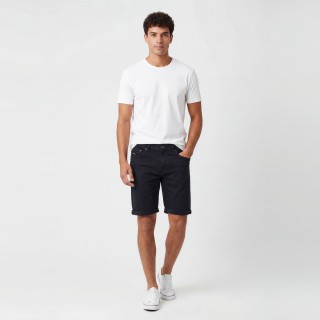 Bermuda Vaquera Hombre Negra