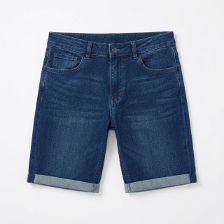 Bermuda Vaquera Hombre Azul Oscuro