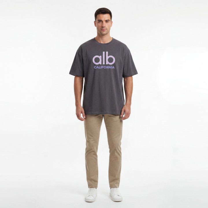 Camiseta Hombre Oversize "Los Angeles"