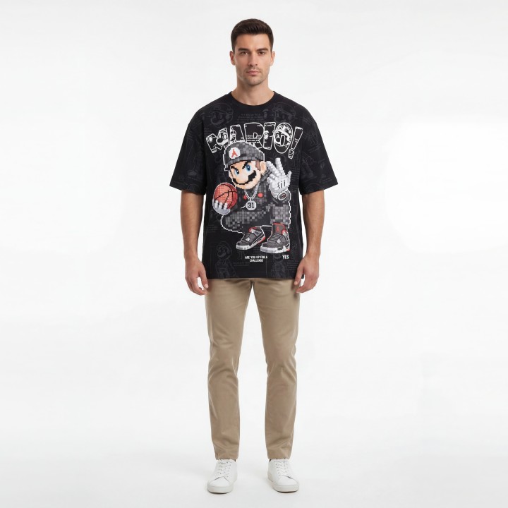 Camiseta Hombre Oversize "Freedom"
