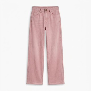 Jeans Wide Leg Mujer Rosa Palo