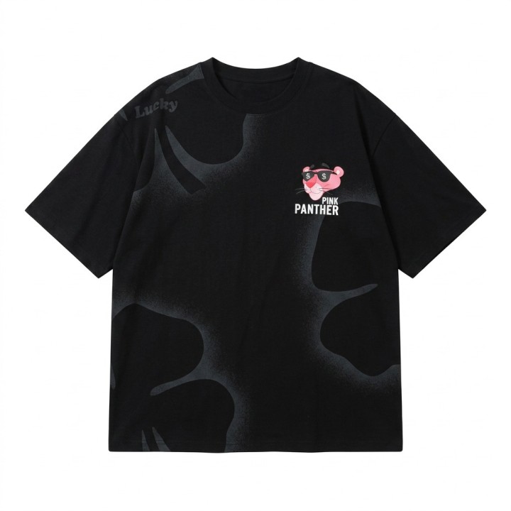Camiseta Hombre Oversize "Pink Panther"