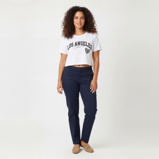 Camiseta Mujer "Los Angeles California" Crop