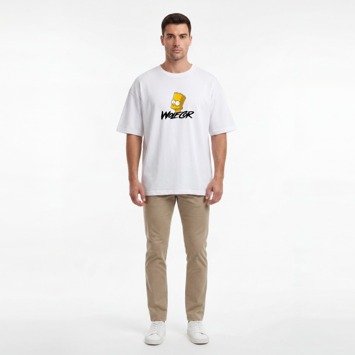 Camiseta Hombre Oversize "Pink Panther Lucky"