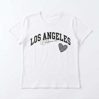 Camiseta Mujer "Los Angeles California" Crop