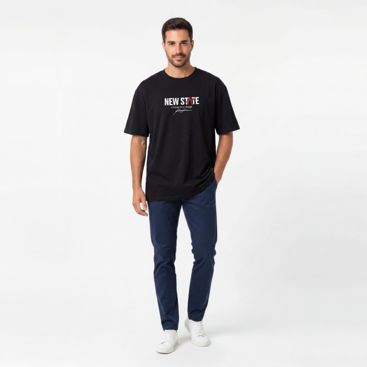 Camiseta Hombre Oversize "Dragon Ball Super"