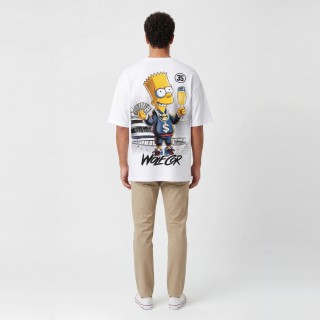 Camiseta Hombre Oversize "Bart Simpson"