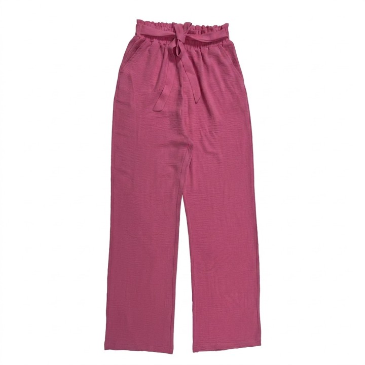 Pantalón Mujer Fluido con Lazo Gran Variedad