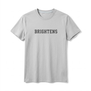 Camiseta Hombre Slim Brightens Letras Universitarias