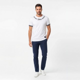 Camiseta Hombre Paris Black Angels Bordado Cuello