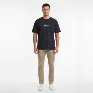 Conjunto Hombre Camiseta + Bermuda Estampado Zebra Work Hard