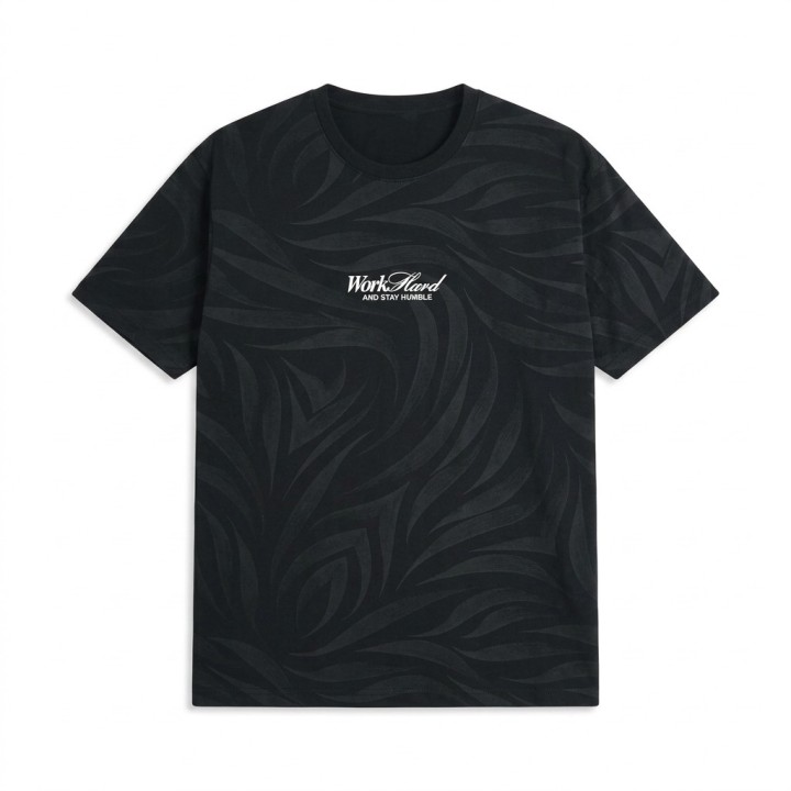 Conjunto Hombre Camiseta + Bermuda Estampado Zebra Work Hard