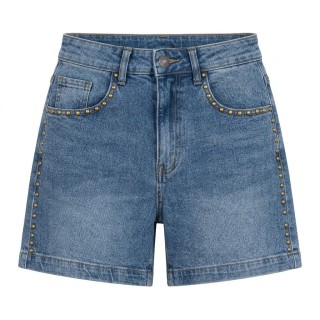 Shorts Vaqueros Mujer Bermuda Azul Claro