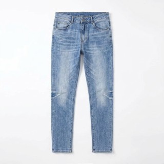 Jeans Rectos Hombre Azul Claro Slim
