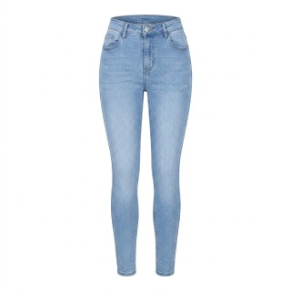 Jeans Skinny Push-Up Azul Claro Mujer