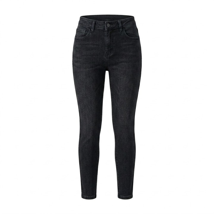 Jeans Skinny Negro Talla Grande Mujer