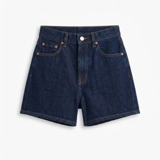 Shorts Vaqueros Azul Marino Mujer Cintura Alta
