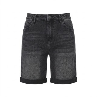 Shorts Vaqueros Negros Talla Grande Mujer