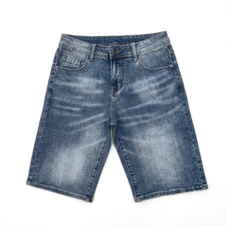 Bermuda Vaquera Hombre Azul Claro Slim Fit