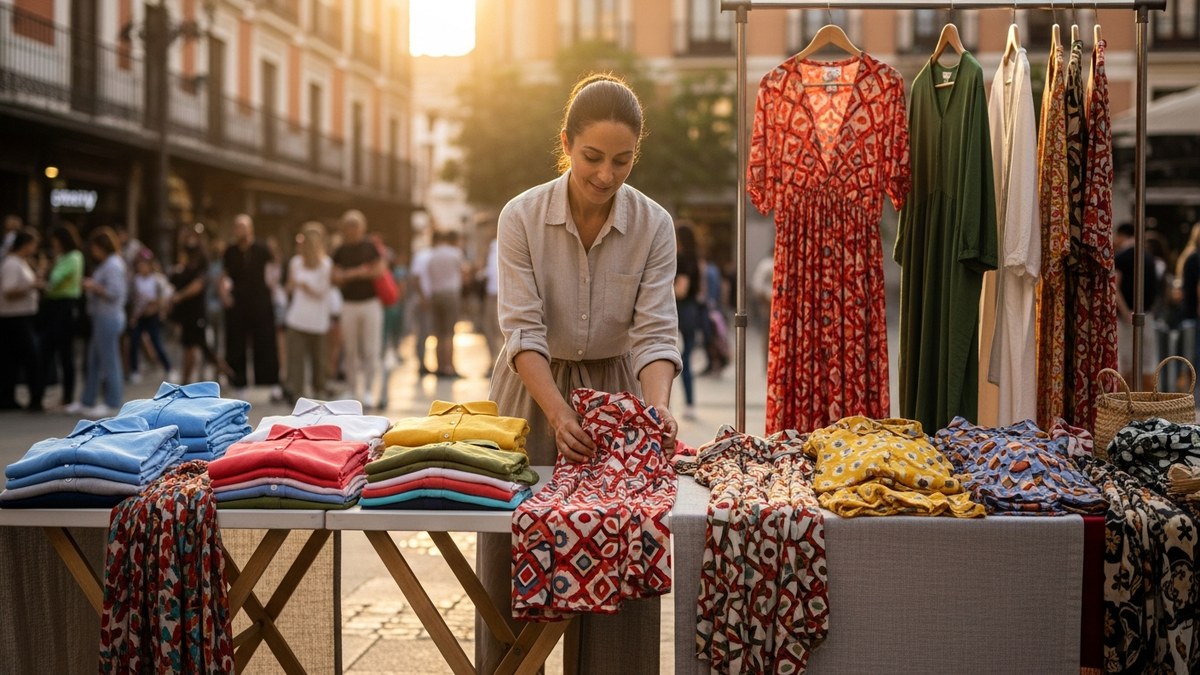 Cómo montar un puesto de ropa en el mercadillo: guía completa 2026