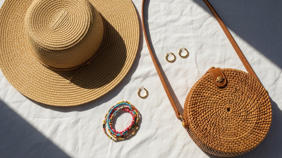 Complementos de verano para revender: sombreros, bolsos y bisutería